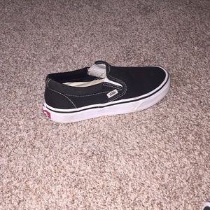 Black slip on vans